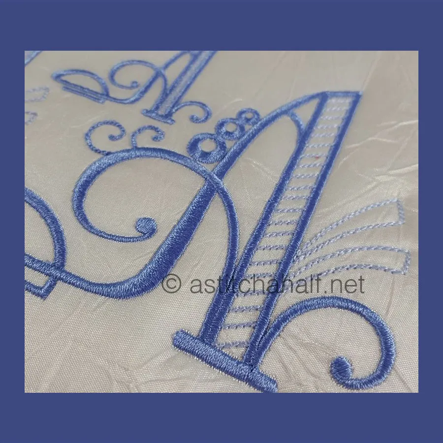 Stunning Swirls Monogram Combo