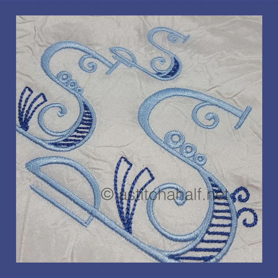 Stunning Swirls Monogram Combo