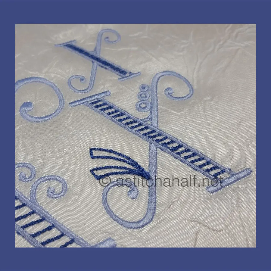 Stunning Swirls Monogram Combo