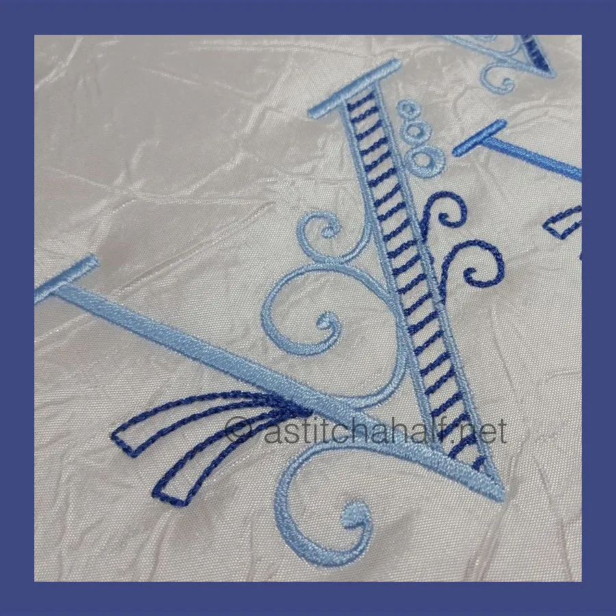 Stunning Swirls Monogram Combo
