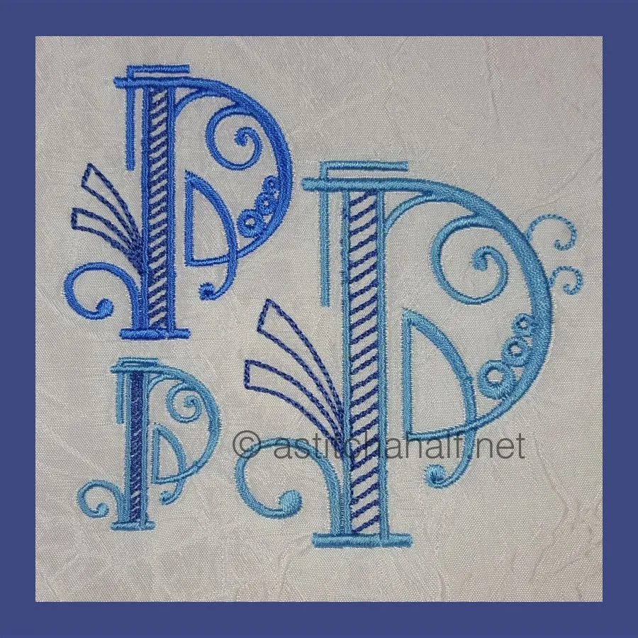 Stunning Swirls Monogram Combo