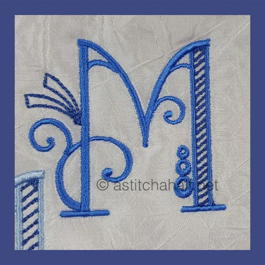 Stunning Swirls Monogram Combo