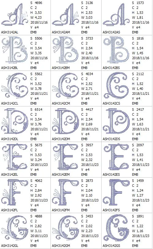 Stunning Swirls Monogram Combo
