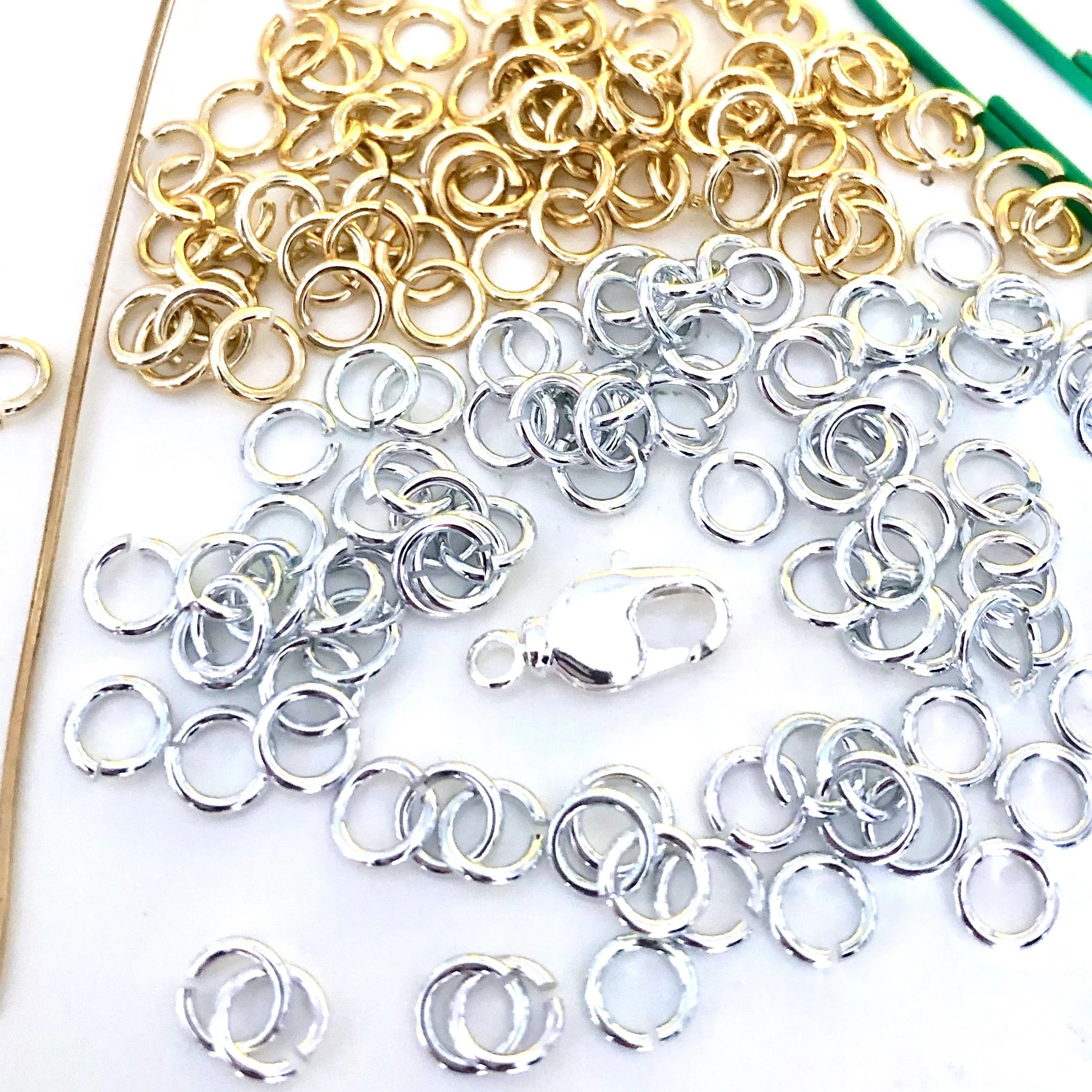 Two-Tone Byzantine Chain Maille Bracelet Kit