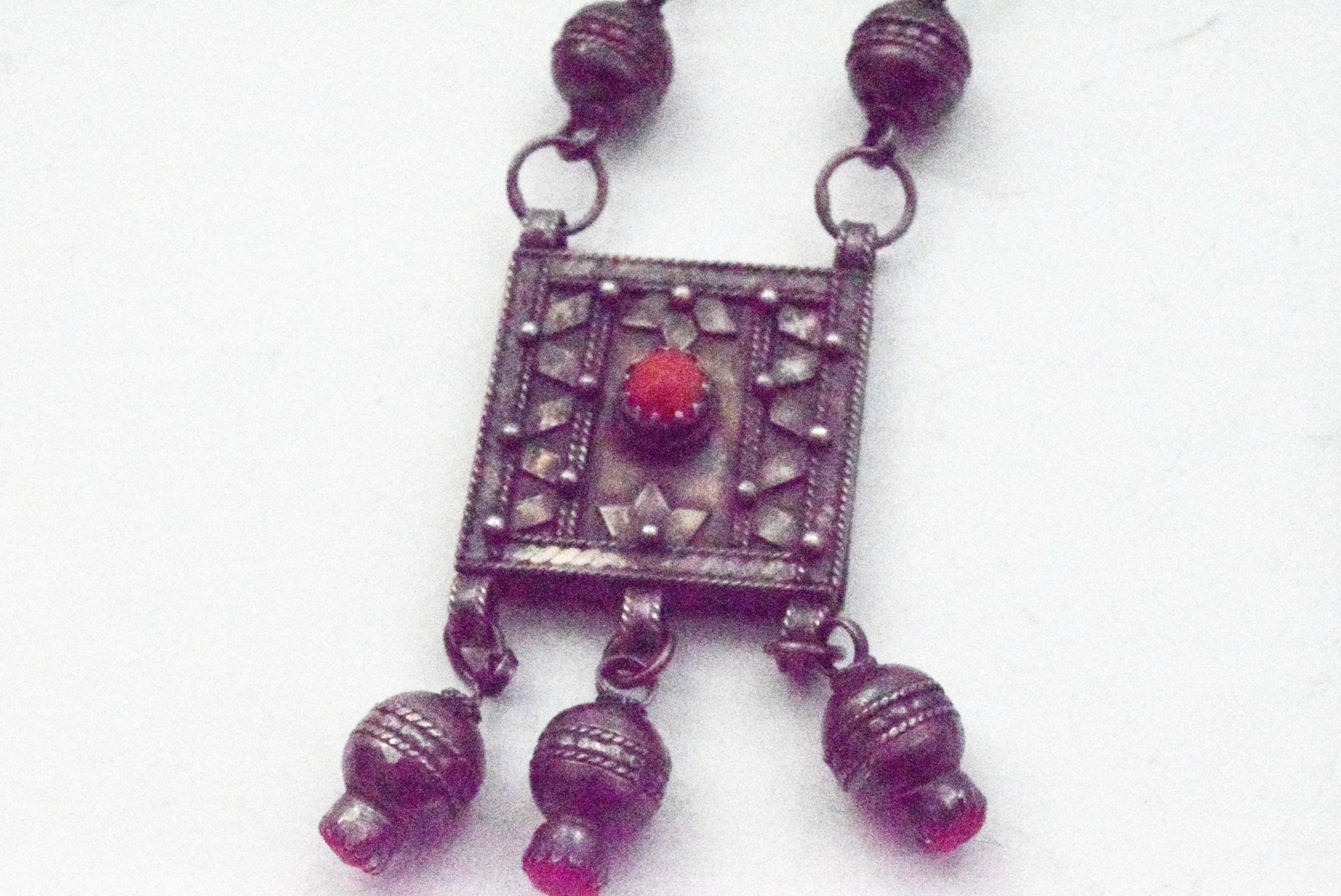 Vintage Silver Amazigh Necklace from Algeria