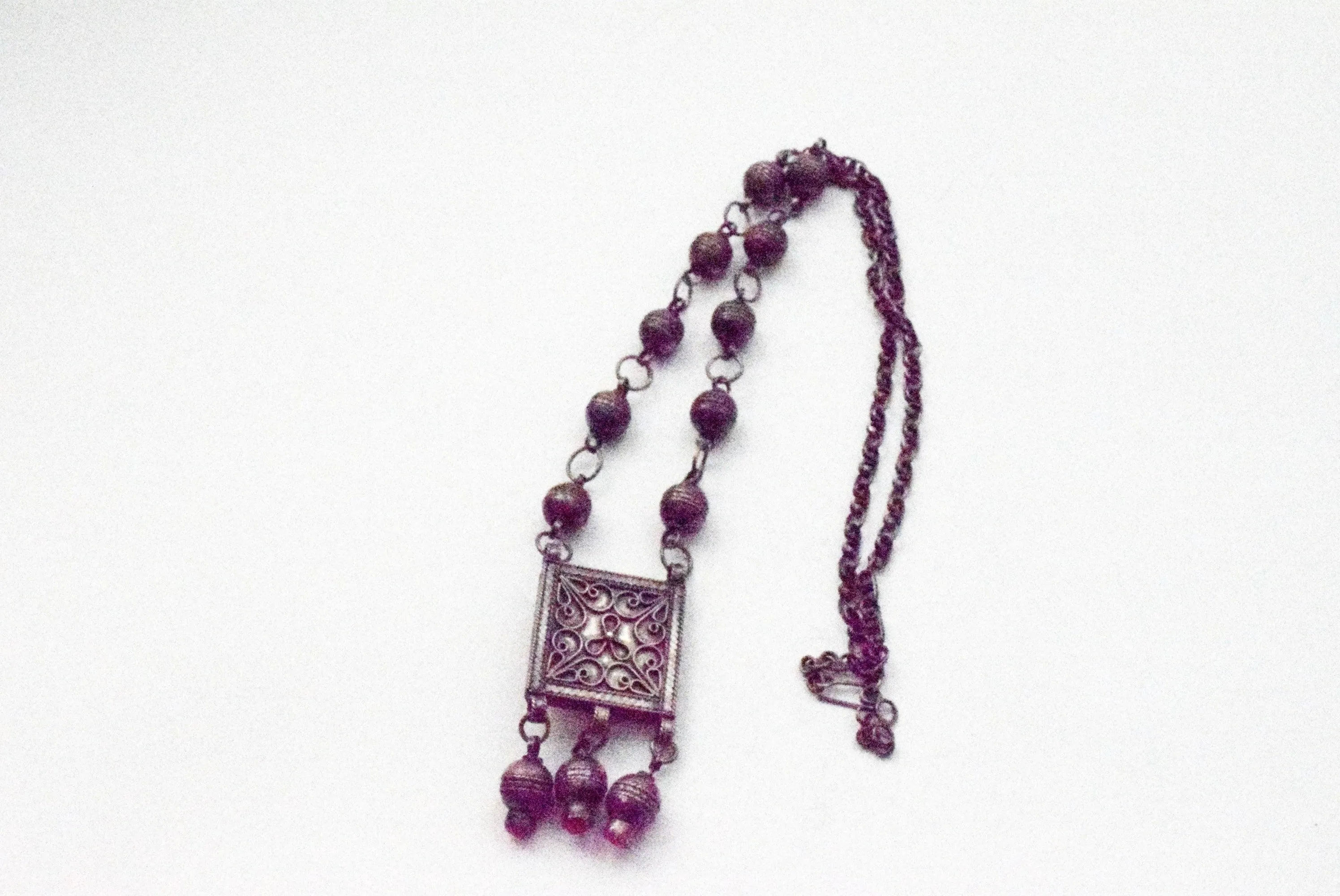 Vintage Silver Amazigh Necklace from Algeria