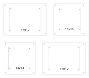 WS Gallery: "Pinwheel" Single Panel   Magnet Frames